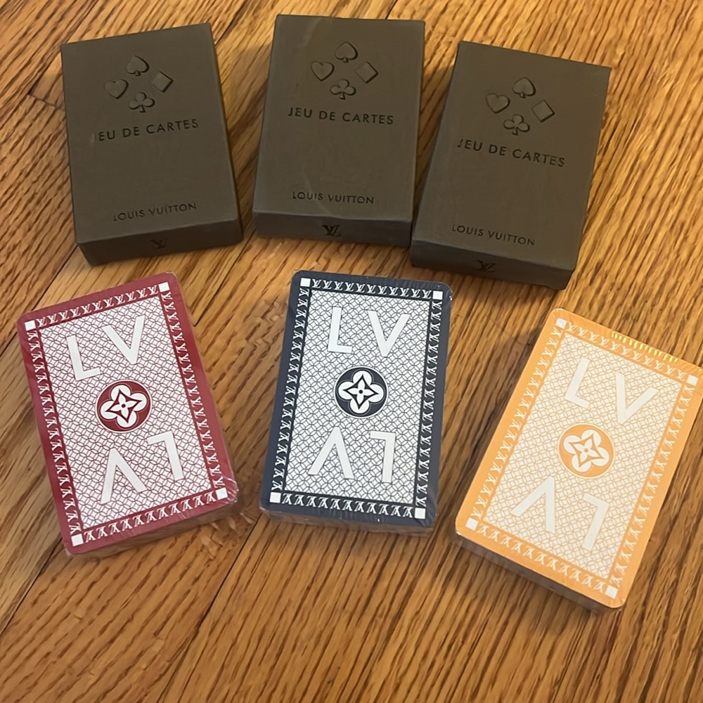 Louis Vuitton Card Game Set - Red ONLY